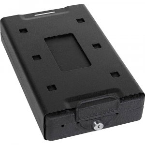 Bulldog BD1150 Car Personal Safe W Key Lock Mounting Bracket & Cable  Blk