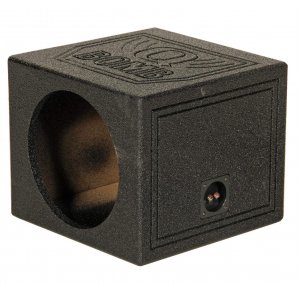 Q Power QBOMB15SSINGLE Single 15" Sealed Subwoofer Box w/ Bedliner Coating - 18"x16"x16.25"
