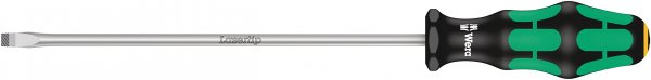Wera 05007621001 Kraftform Plus 334 Slotted Screwdriver, Lasertip, 6.5mm Head, 8" Blade Length