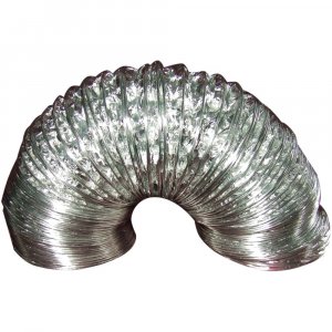 DEFLECTO FLXC0408 8' Foil Duct W/Clamps