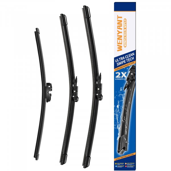 Wenyant 28"/28"/11" Windshield Wipers Compatible with Ford Escape 2013-2019 Front and Rear Wiper Blades for My Car Original Equipment Automotive Replacement (Set of 3)
