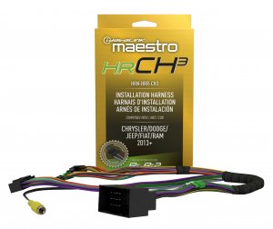 Idatalink Maestro HRN-HRR-CH3 T-Harness for Select Chrysler, Dodge, and Jeep 2013+ Vehicles - Replace The factory radio while retaining steering wheel controls (ADS-MRR or ADS-MRR2 module required)