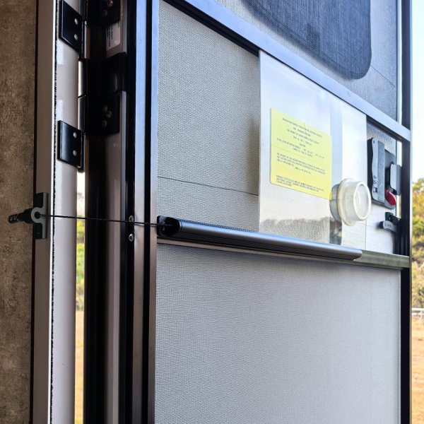 Safoner Aluminum RV Screen Door Closer for Inside Essentials Accessories