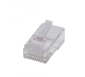 Ideal 85-367 CAT6 RJ-45 8P8C Single Piece Modular Plugs, 25-Pack