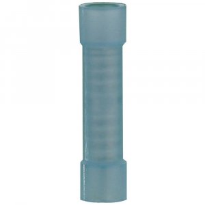 Install Bay BNBC Butt Connector 16-14 Gauge, Blue (100-Pack)