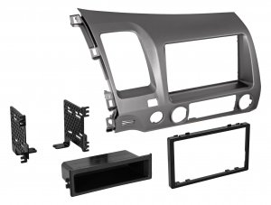 American International HONK838L Install Kit for 06-11 Honda Civic GunMetal Taupe