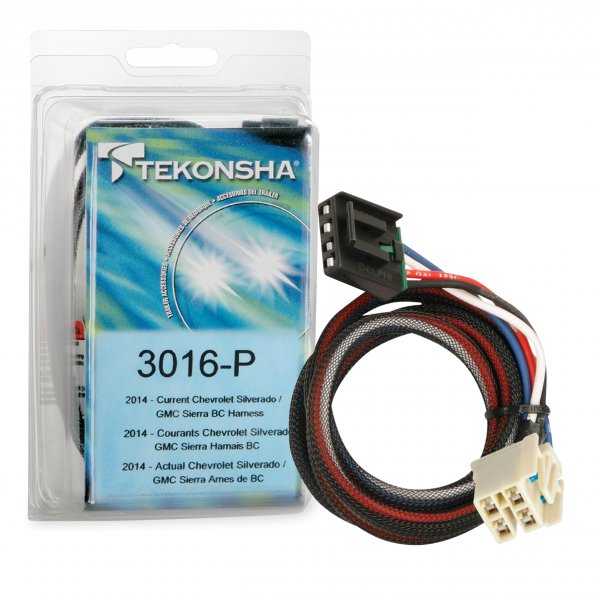 Tekonsha 3016P Brake Control Wiring Adapter 2 plugs GM