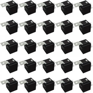 irhapsody Relay 12V 5-pin 40/30AMP Automotive Relay Kit, SPDT 5-Prong Power Trim and Tilt Relay
