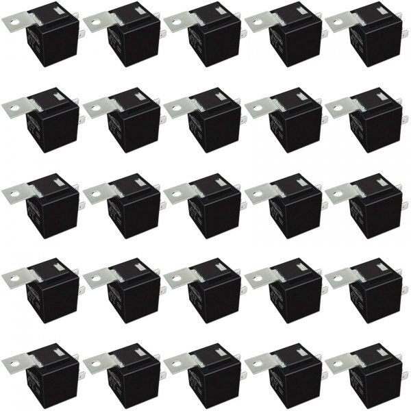 irhapsody Relay 12V 5-pin 40/30AMP Automotive Relay Kit, SPDT 5-Prong Power Trim and Tilt Relay