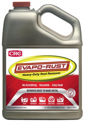 Evapo-Rust CRC Heavy Duty Rust Remover for Metal and Tools - 1 Gallon