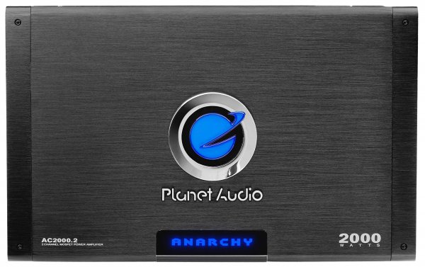 Planet Audio AC20002 2 Channel Amplifier, 2000W MAX