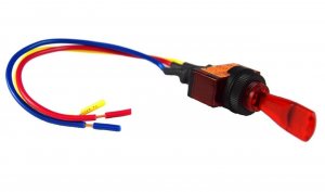 NIPPON ISECIT1220RED Toggle Switch with Red LED