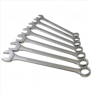 Sunex Tools 9707 Jumbo Fractional Combination Wrench Set, 7Piece (Includes Roll-Case), SAE Jumbo Combination Wrench Set