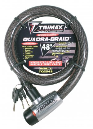 Trimax TQ2548 Trimaflex Integrated Keyed Cable Lock  48 x 25mm