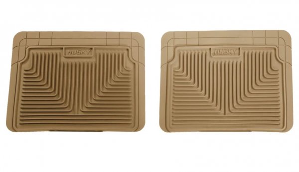 Husky 52023 2nd/3rd Seat Floor Mats For 97-99 Cl 01-03 Cl 94-01 Integra Tan