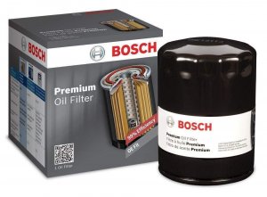 Bosch Automotive 3330 Premium Oil Filter With FILTECH Filtration Technology - Compatible With Select Audi, Chrysler, Dodge, Ford, Jeep, Lexus, Lincoln, Mazda, Mercury, Saab, Toyota, Volkswagen