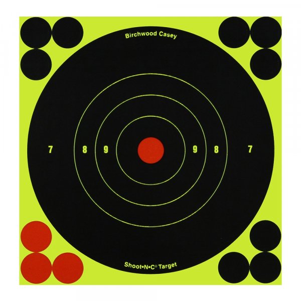 Birchwood Casey BC34550 ShootNC 6 Bulls-Eye (60 Targets  720 Pasters)