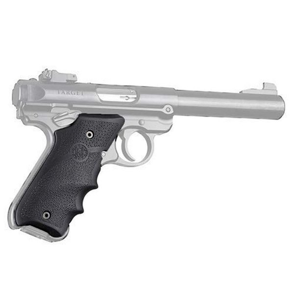 Hogue 79000 Ruger Mkiv Rubber Grip With Finger Grooves Black
