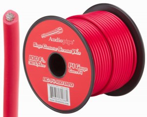 Audiopipe AP14100RD 14 Gauge 100Ft Primary Wire Red