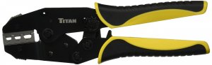 Titan 11955 Tool Ratcheting Heat Shrink Terminal Crimper