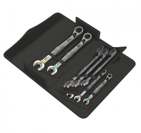 Wera 05020093001 Joker Set of Ratcheting Combination Wrenches Imperial 8 Pieces
