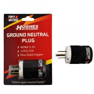 Hughes GNBPLUG Ground Neutral Bonding Plug for Generators with Floating Neutrals