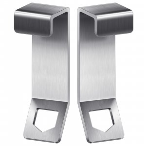 Kuco [2 Pack] Cooler Lock Bracket for Mid-to Large-Size Yeti/RTIC Coolers Tie Down Kit Made of Stainless Steel with Larger Hole Tie Down Accessories Ice Chest Lock