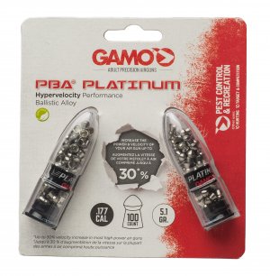 Gamo 632265454 PBA Platinum Air Pellets .177 Caliber 100 Count