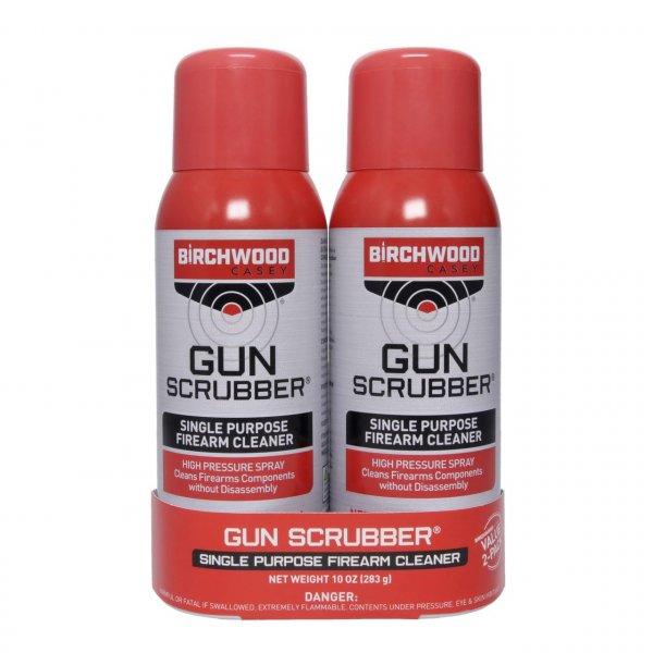 Birchwood Casey BC33304 Gun Scrubber Firearm Cleaner, 10oz Cans (2-pack)