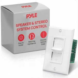 Pyle PVC2 Wall Mount Impedance Matching Vertical Sliding Volume Control