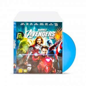 Tarifold Blu-Ray Sleeves with Cover Art Inserts and Closing Flap, 50 Pack