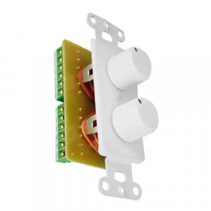 Pyle PVCD15 In-Wall R&L Speaker Dual Knob Independent Volume Control Plate
