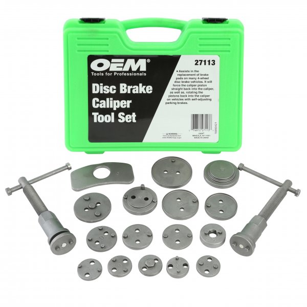 OEM Tools 27113 Disc Caliper Set (18-Piece Set)