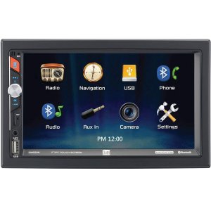 DM620N Dual 7" Double Din Mechless Digital Media Receiver w/Built-In Navigation