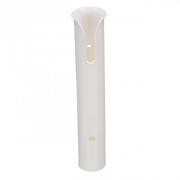 attwood 12708-2 PVC Rod Holder Storage, White PVC Construction, 9 Inches Long, Holds Rod Grips Up to 1 ¾-Inch Diameter, One Size