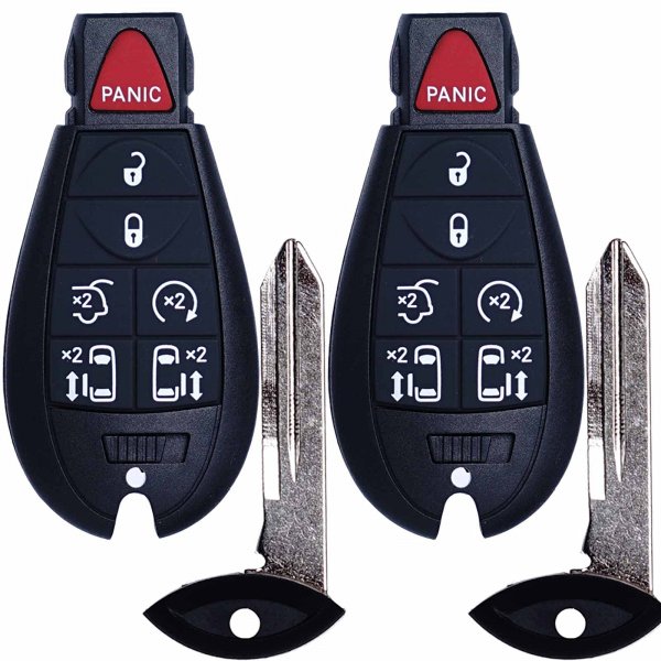 MechanMagic Key Fob Replacement Compatible for Chrysler Town and Country Dodge Grand Caravan 2008-2020 Car Keyless Entry Remote Control M3N5WY783X IYZ-C01C