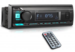 Pyle PLMRB29B Mechless MP3 Bluetooth Receiver w/ USB & Front Aux Input