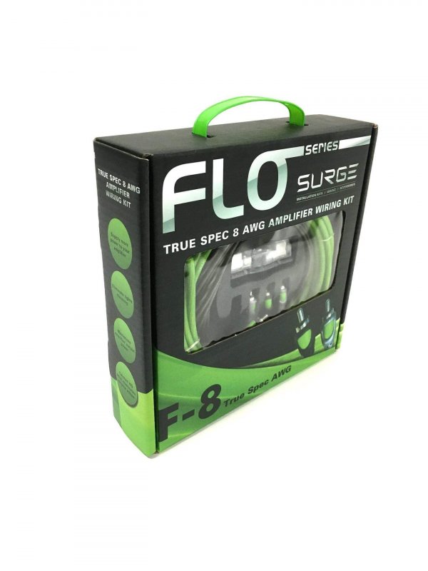 SURGE ATRF8 Flo Series Amp Installation Kit (8 Gauge, 800 Watts)