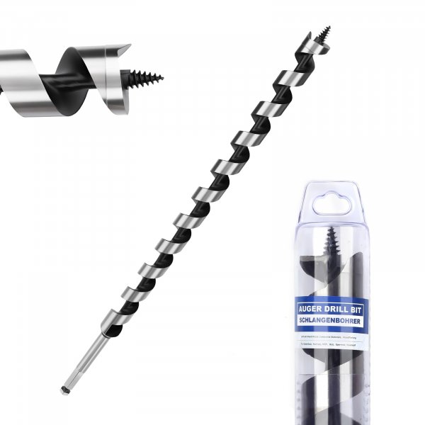 5/8" X 18" Auger Bit for Wood, 16x460mm Hex Long Auger Drill Bit