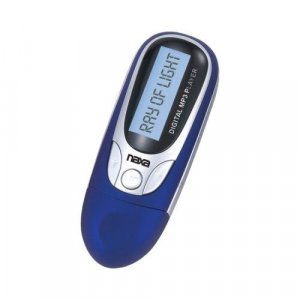 Naxa NM105BL Blue MP3 Player with 4GB Built in flash memory LCD Display
