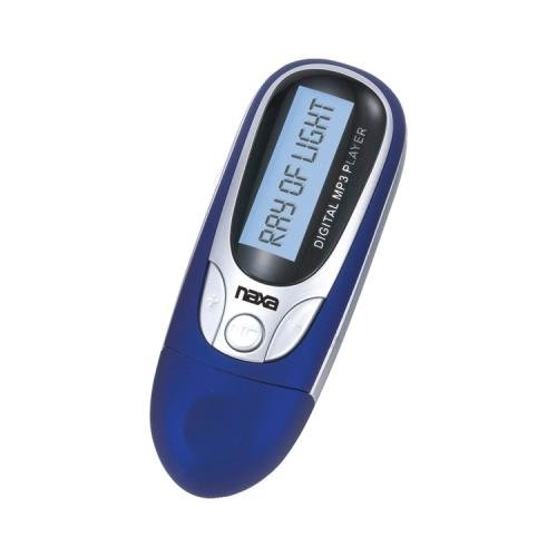 Naxa NM105BL Blue MP3 Player with 4GB Built in flash memory LCD Display