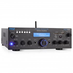 Pyle PDA6BU 200 Watt Bluetooth Stereo Amplifier Receiver with Remote Control