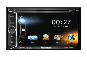 Farenheit TI623B D.Din AM/FM 6.2" Touchscreen with DVD & BT