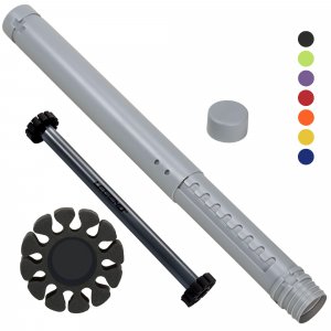 Legend Adjustable Arrow Tube Case, Archery Arrow Holder - Gray