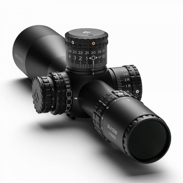 Arken Optics SH4 GEN2 4-16x50 Rifle Scope FFP VPR MOA Illuminated Reticle with AZS Zero Stop 34mm Tube
