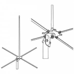 Firestik 2MCKB 4' (122cm) 2-Meter Mobile Base Antenna