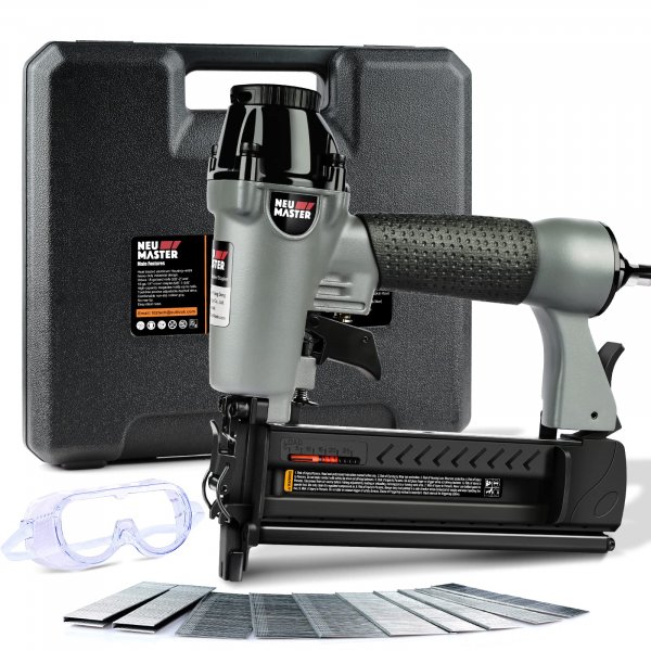 NEU Master Nail Gun, 2 in 1 Pneumatic Brad Nailer/Staple Gun