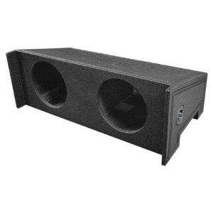 Qpower QBJEEP10DF Bomb Dual 10" Woofer Box for Jeep Wrangler CJ5/CJ7 Downfire