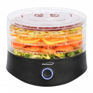 Brentwood Appliances FD-1026BK 5-Tray Food Dehydrator w/Auto Shutoff