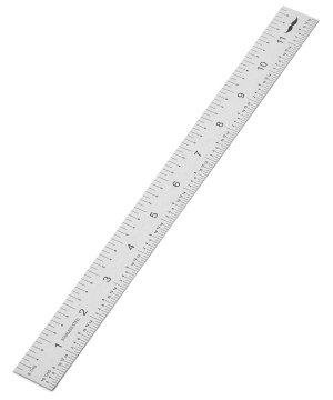 Mr. Pen- Machinist Ruler, 12 Inch, Stainless Steel Imperial